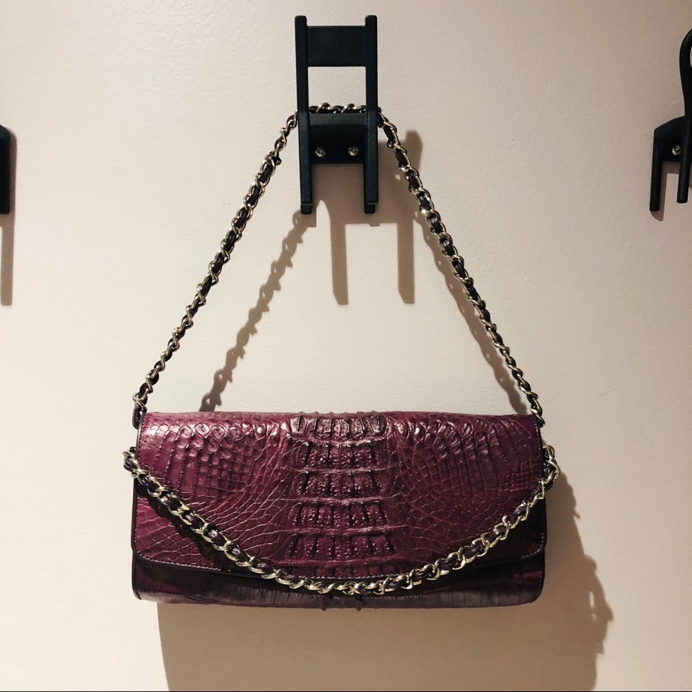 Genuine Alligator Chain Bag Crossbody Cultch